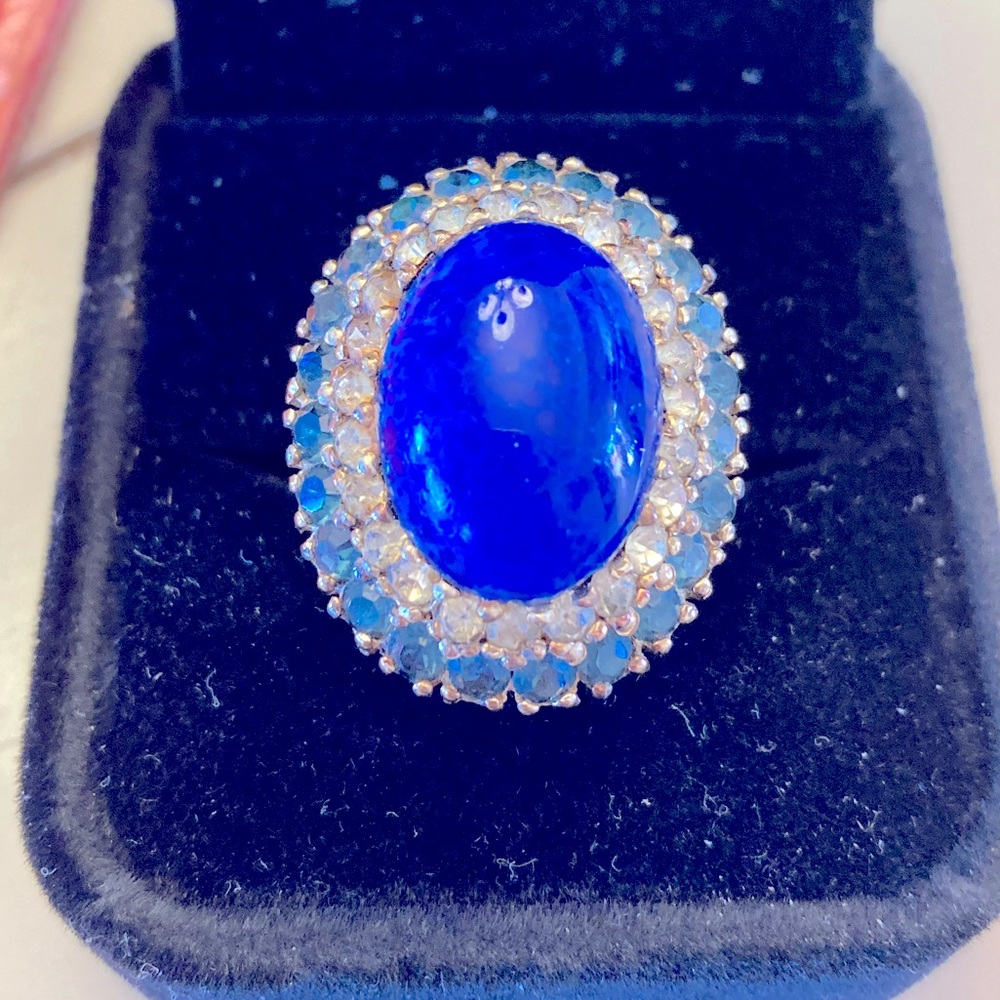 Vintage dome style cocktail ring